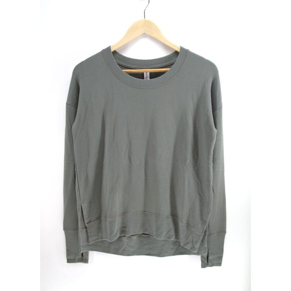 Athleta Sweater Womens XS Gray Pullover Active Sweatshirt‎ 75% modal SOFT - Picture 1 of 8